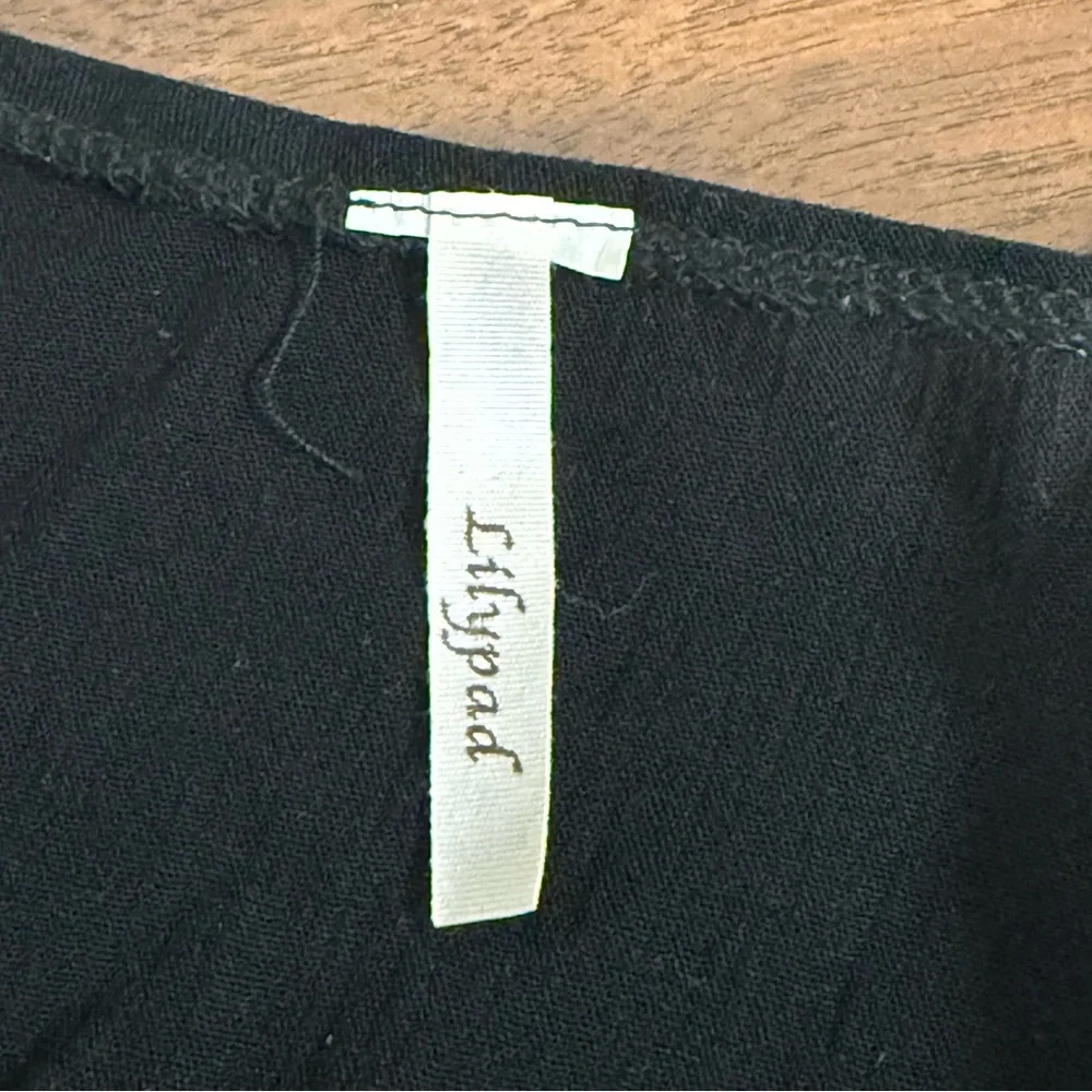 Lilypad Boho Kimono Cardigan | Black Tassel Trim Embroidered Festival Jacket - Picture 6 of 7